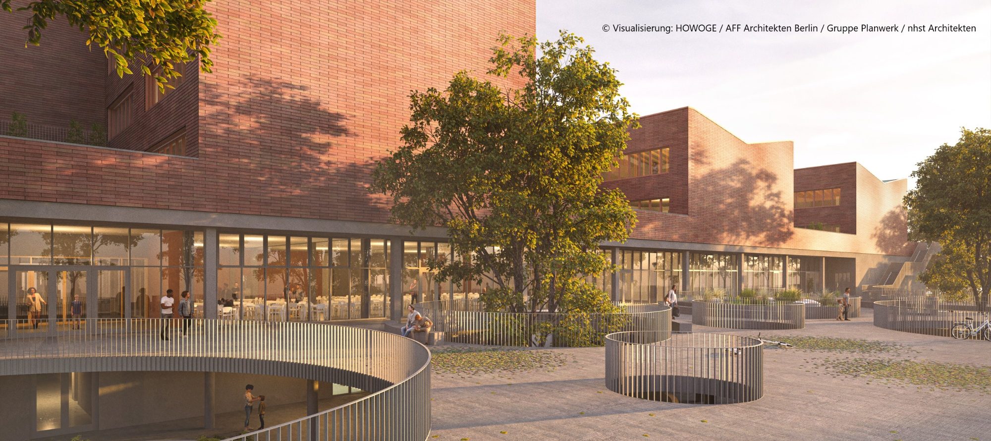 © Visualisierung: HOWOGE / AFF Architekten Berlin / Gruppe Planwerk / nhst Architekten